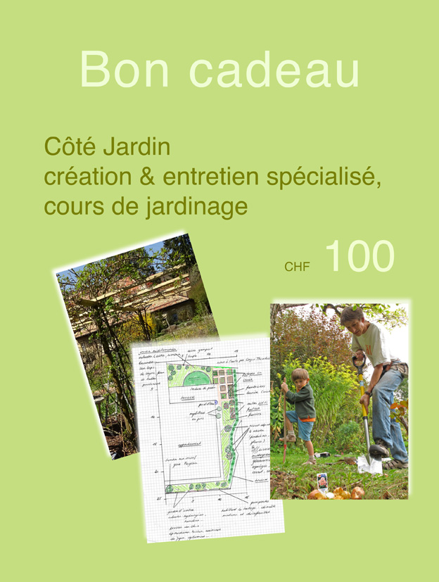 bon cadeau cent francs côté jardin