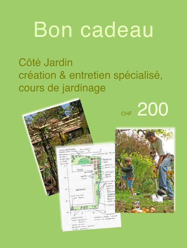 bon cadeau deux cent francs côté jardin