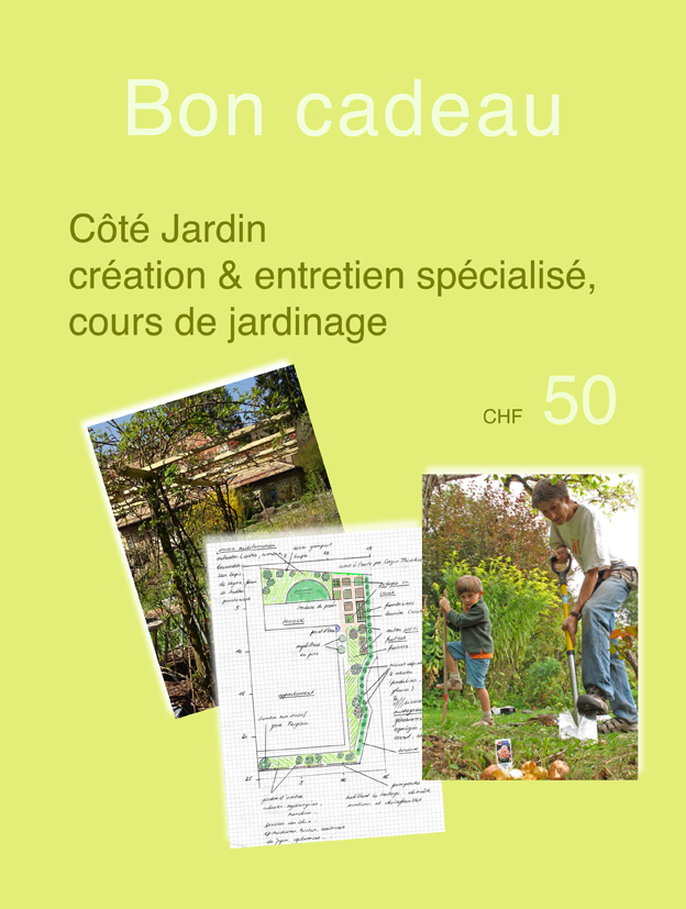 bon cadeau cinquante francs côté jardin