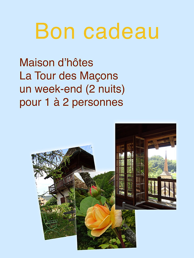 bon cadeau séjour Tour des Maçons à Romainmôtier