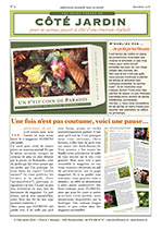 une Feuille Verte newsletter Côté Jardin hiver
